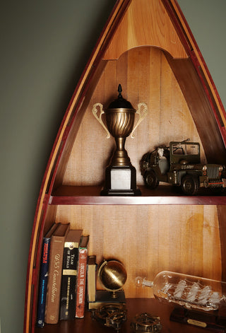 Alum/Wooden Trophy Big Aluminum Home Decor