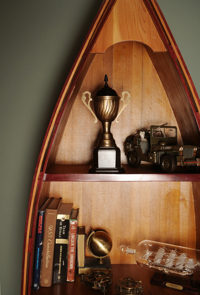Alum/Wooden Trophy Big Aluminum Home Decor