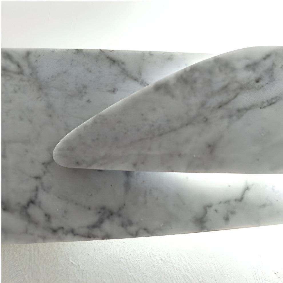 Futuristic LED Marble Wall Lamp in American Style, Living Room, Bedroom
