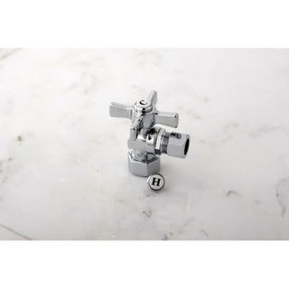 Kingston Brass 1/2" FIP X 1/2" OD Comp Angle Stop, Polished Chrome