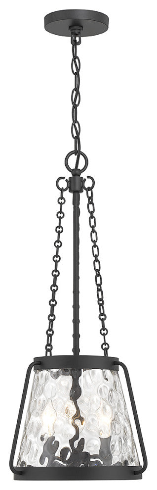 Crawford 3-Light Pendant, Matte Black, Matte Black