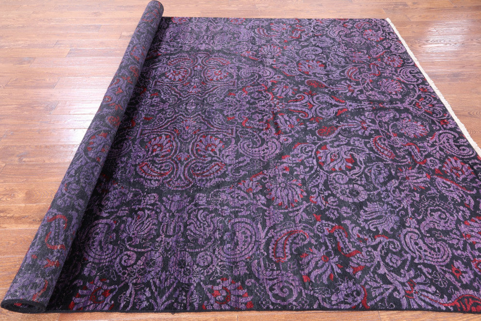 7' 10" X 10' 2" William Morris Handmade Area Rug Q6790