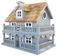 Novelty Cottage Birdhouse, Blue