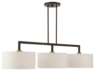 English Bronze Timeless, Transitional, Linear Chandelier