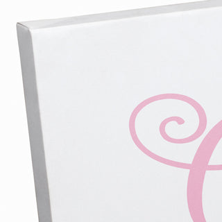 Goodnight 12"x36" Canvas Wall Art, Pink