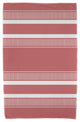 30x60" Dashing Stripe, Stripe Print Beach Towel, Coral