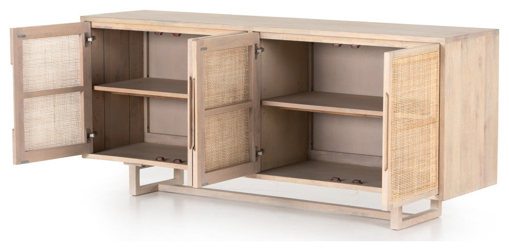 Clarita Sideboard-White Wash Mango