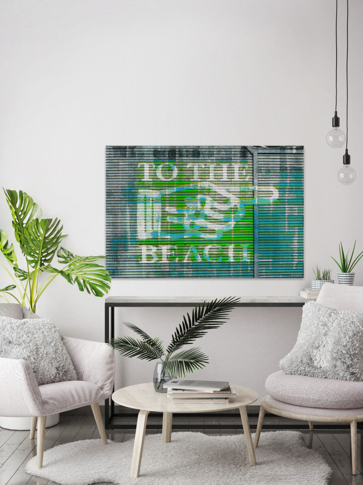 "To the Beach" Fine Art Canvas Print, 24"x16"