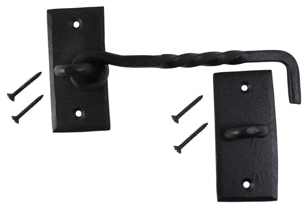 10 Cabin Hook Eye Shed Gate Door Latch Locker Holder 6" Iron
