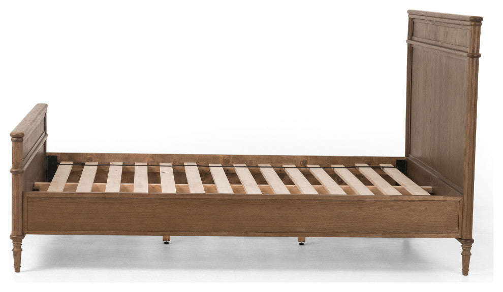Toulouse Bed-Toasted Oak-Queen