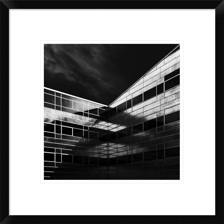 "The Dark Side Of Light" Framed Digital Print by Jeroen Van De, 20"x20"
