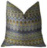 Plutus Merlot Way Handmade Throw Pillow, (20" x 20")