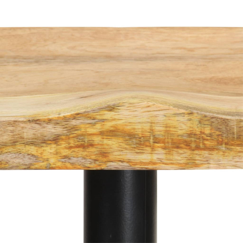 Vidaxl Bar Stools 2-Piece 26" Solid Mango Wood