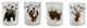 4-Piece Double Old Fashioned Wilderness Mix Set, 14 oz.