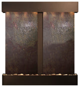 Aspen Falls Water Fountain, Multi-Color, Blackened Copper, Square