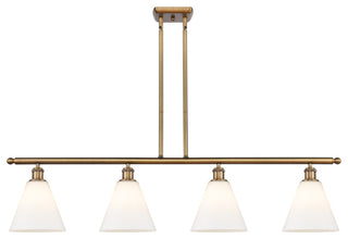 Innovations 516-4I-BB-GBC-81 4 Light Island Light, Brushed Brass