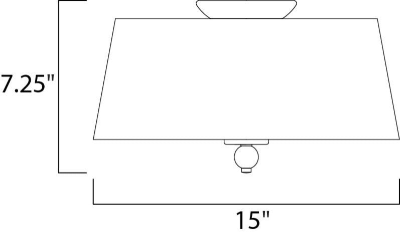 Maxim Lighting Rondo 3-Light Flush Mount Polished Nickel - 12751WTPN