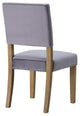 Gray Oblige Dining Chair Wood Set of 4
