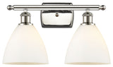 Innovations 516-2W-PN-GBD-751 2 Light Bath Vanity Light, Polished Nickel