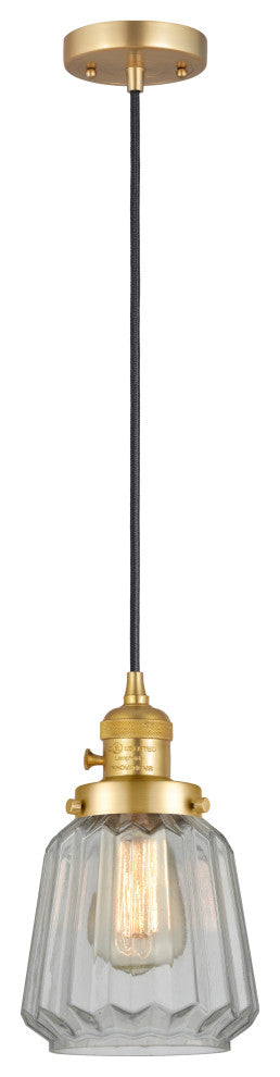 INNOVATIONS 201CSW-SG-G142-LED 1-Light Mini Pendant Satin Gold