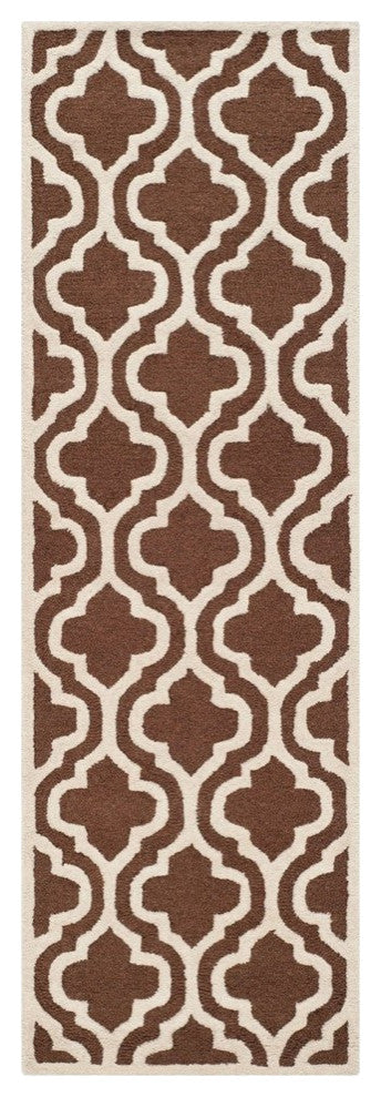 Safavieh Cambridge CAM132H 6' Square Brown Rug