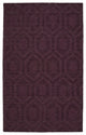 Kaleen Hand-Tufted Imprints Modern Wool Rug, Purple, 8'x11'