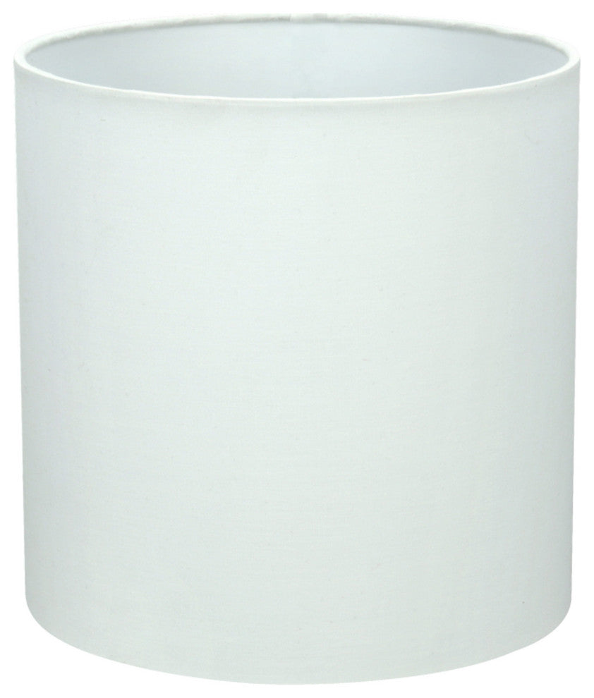 58302 Drum Shape UNO Lamp Shade, Off White 8"x8"x8"
