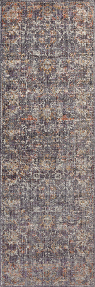 Chris Loves Julia x Loloi Rosemarie Graphite/Multi 2'-7" x 8'-0" Area Rug