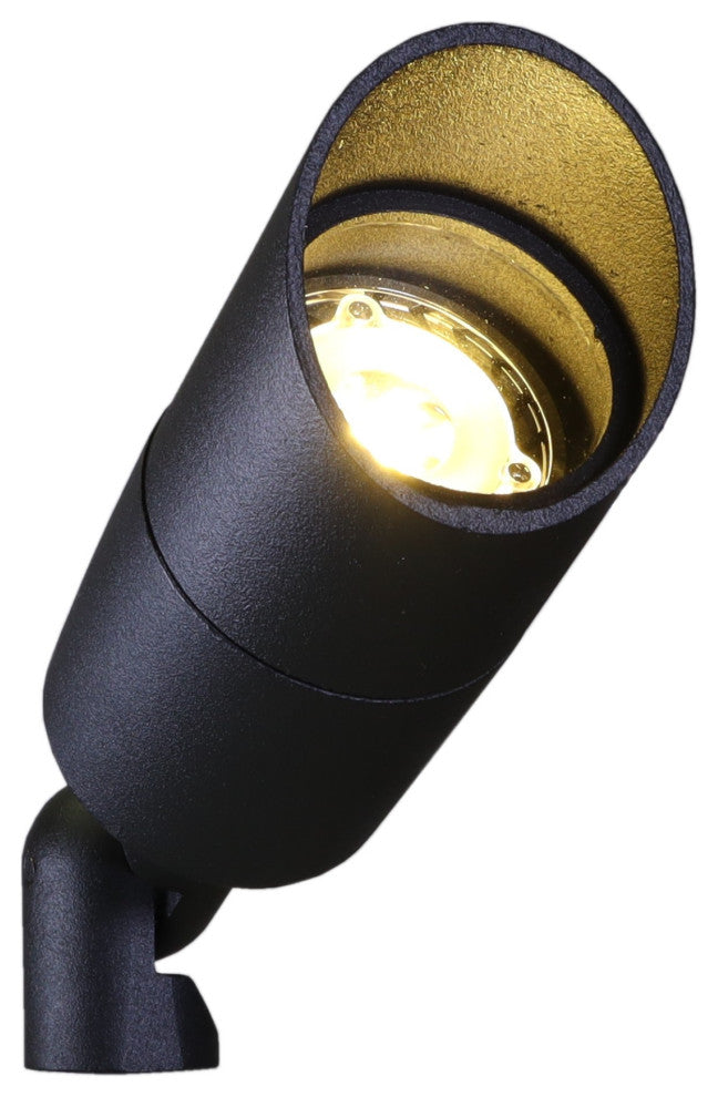 Halogen Up Light Bullet BPL105 Low Voltage Landscape Lights, Black, 3Watts