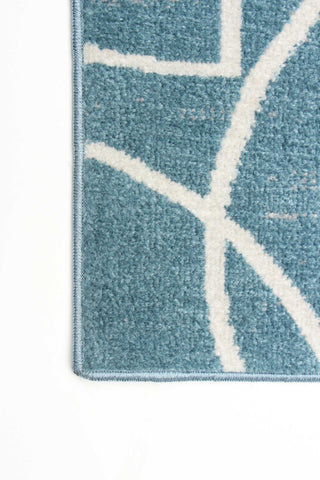 Aqua Terali Area Rug, Turquoise, 6'x9'
