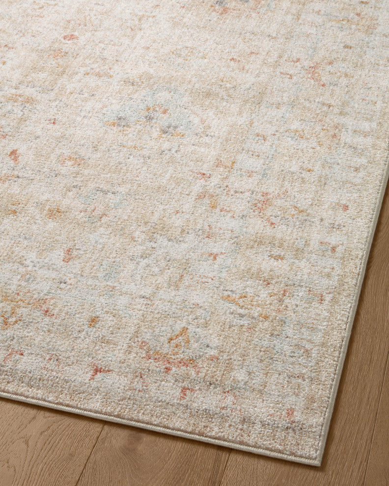 Loloi II Monroe Sand / Sunrise 3'-9" x 5'-9" Accent Rug