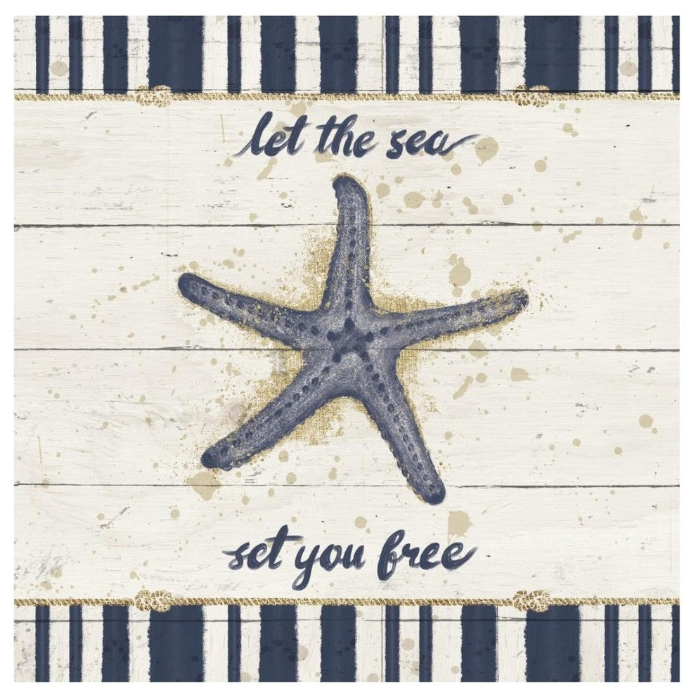 "Calm Seas II" Digital Paper Print by Janelle Penner, 32"x32"