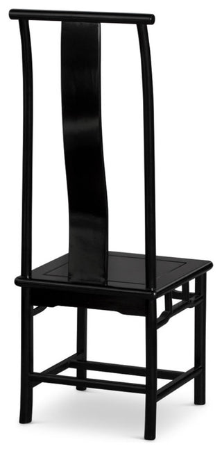 Black Rosewood Ming Chinese Tall Chair
