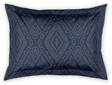 Navy Tribal Pattern Standard Brushed Poly Sham