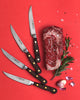 Wusthof Crafter Stainless Steel 4.5 Inch Steak Knife, Set of 4