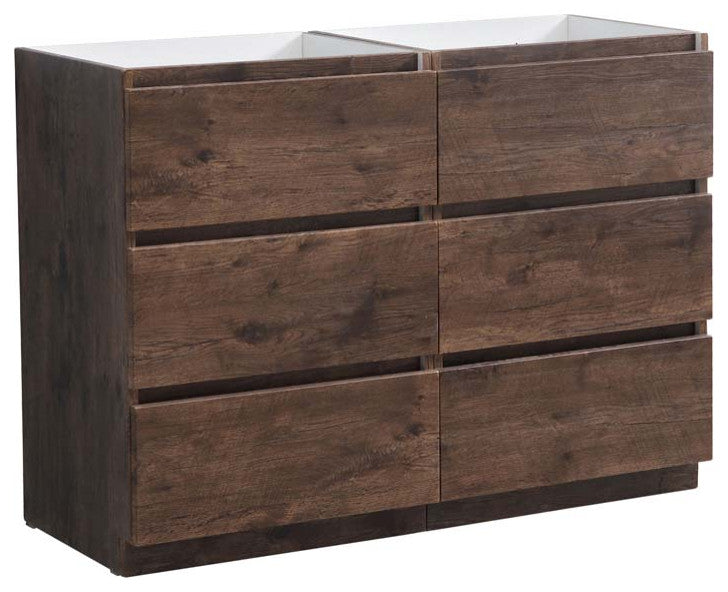 Fresca Lazzaro 48" Rosewood Double Sink Cabinet
