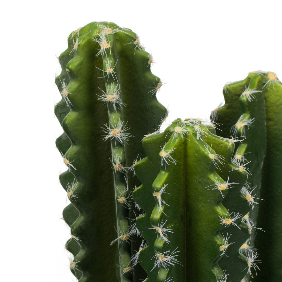 Vickerman 17" Green Cactus in Concrete Pot