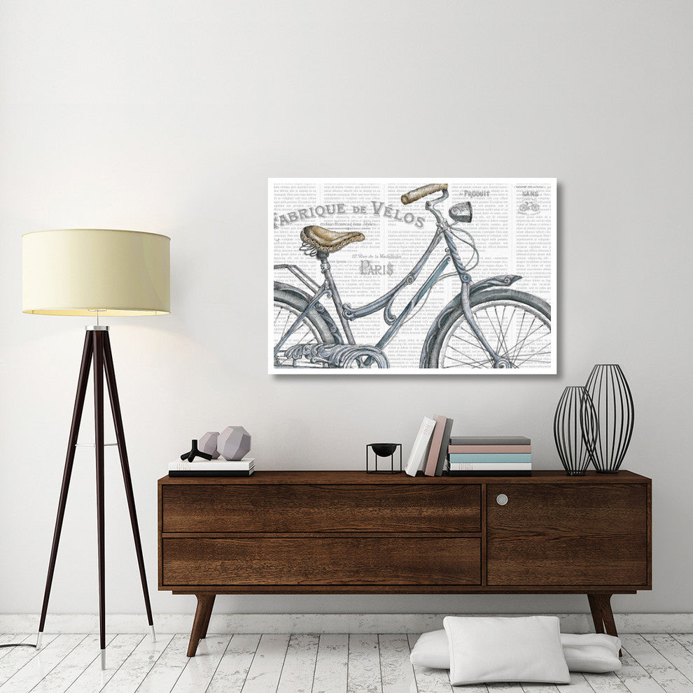 "Bicycles III" Digital Paper Print by Daphne Brissonnet, 50"x34"