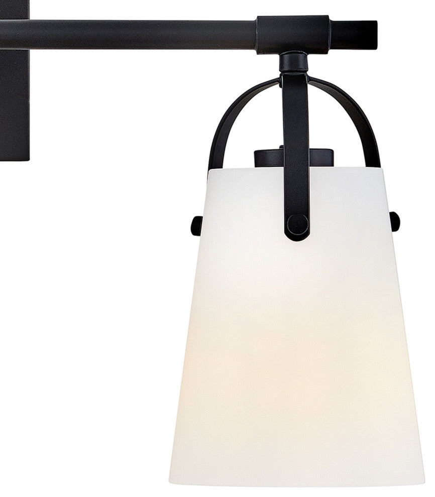 Hinkley Foster Medium Three Light Vanity, Black