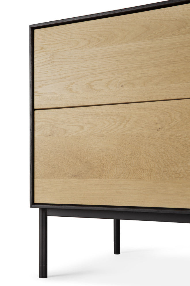 Varnished Oak Media Unit  | OROA Blackbird