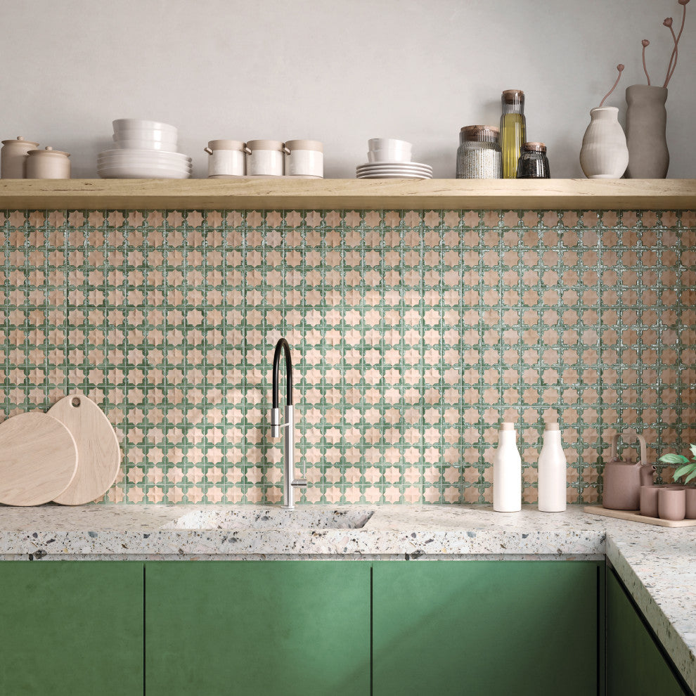 Tetuan Astre Cotto Emerald Porcelain Wall Tile