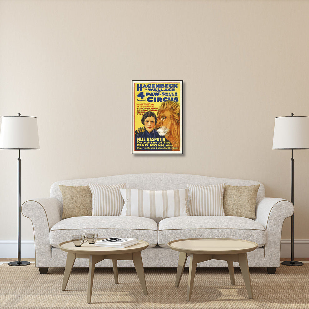 "4 Paw-Sells 1918" Stretched Canvas Giclee by Hollywood Photo Archive, 25x36"