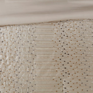 Madison Park Camelia 8 Piece Embroidered Comforter Set in Natural