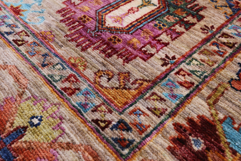 Fine Turkmen Ersari Hand Knotted Rug 4' 1" X 6' 3" - Q12782
