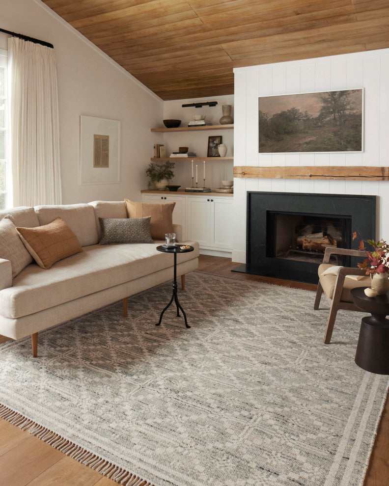 Angela Rose x Loloi Rivers Lagoon / Ivory 8''-6" x 11''-6" Area Rug