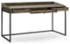 Modern Industrial 60 inch Wide Home Office Desk with 2 Drawers