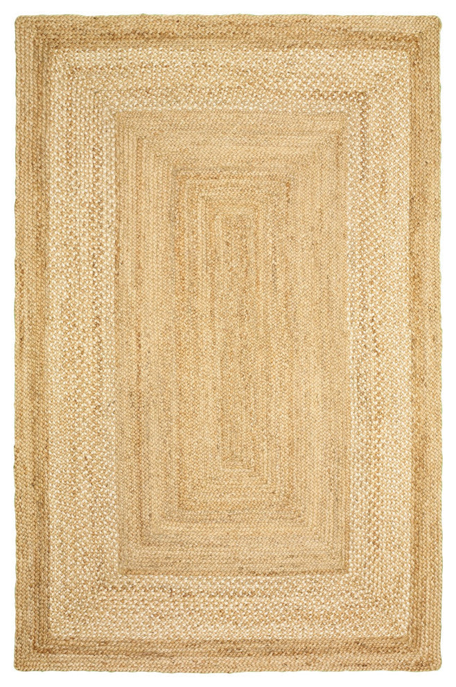 8' x 10' Classic Tan Bordered Area Rug