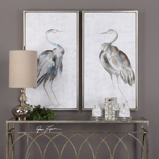 Uttermost 35353 Summer Birds Two Piece Framed Animal Painting on - Cool