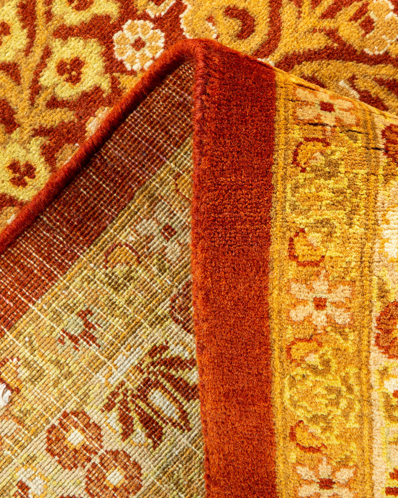 Mogul, One-of-a-Kind Hand-Knotted Area Rug Orange, 8' 3" x 10' 8"