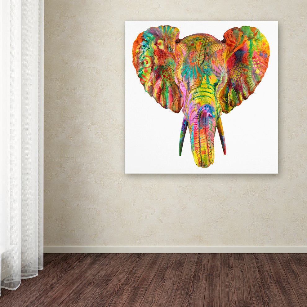 Dean Russo 'Elephant' Canvas Art, 24x24